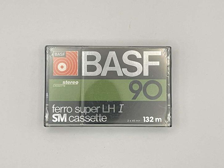 BASF Cassettebandje Ferro Super LH I 90 - SM Cassette, Cd's en Dvd's, Cassettebandjes, Ophalen of Verzenden