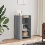vidaXL Dressoir 45x35x75 cm bewerkt hout grijs sonoma, Huis en Inrichting, Kasten | Dressoirs, Minder dan 50 cm, Verzenden, Nieuw