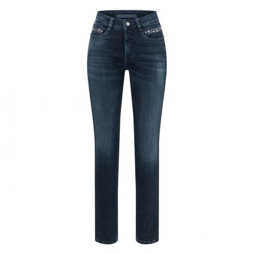 MAC • donkerblauwe Angela stars jeans • 36, Kleding | Dames, Broeken en Pantalons, Blauw, Nieuw, Maat 36 (S), Verzenden