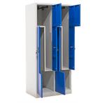 Gebruikte Garderobekasten 4 deuren (cilindersluiting), Huis en Inrichting, Kasten | Lockerkasten, Ophalen of Verzenden, Gebruikt