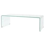 VidaXL salontafel, gehard glas, 98 x 45 x 30 cm, Ophalen, Nieuw