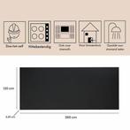 Wandpaneel Isodeco SPC Marmer Plaat 120x260 cm Mat Zwart, Ophalen of Verzenden, Nieuw