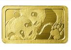 Duitsland. Gold bar Chinese Panda Ingot Bullion Bar - (.999