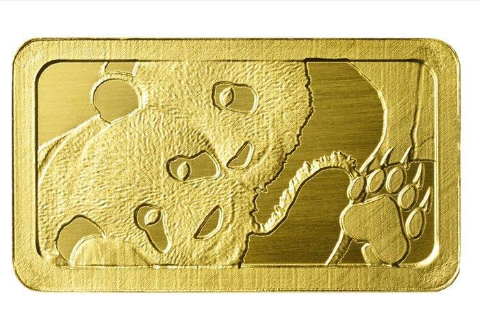 Duitsland. Gold bar Chinese Panda Ingot Bullion Bar - (.999, Postzegels en Munten, Munten | Europa | Niet-Euromunten