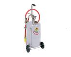 Olieafgifte-unit 24 liter verrijdbaar, Verzenden