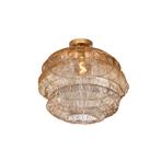 Oosterse plafondlamp goud 45 cm - Vadi, Nieuw, Overige stijlen