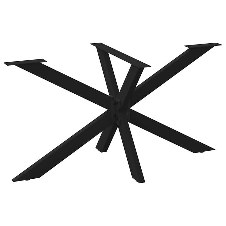 vidaXL Eettafelpoot spider vorm 150x78x(72-73) cm staal, Huis en Inrichting, Tafelonderdelen, Nieuw, Verzenden