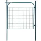 vidaXL Tuinpoort 100x100 cm groen, Verzenden, Nieuw
