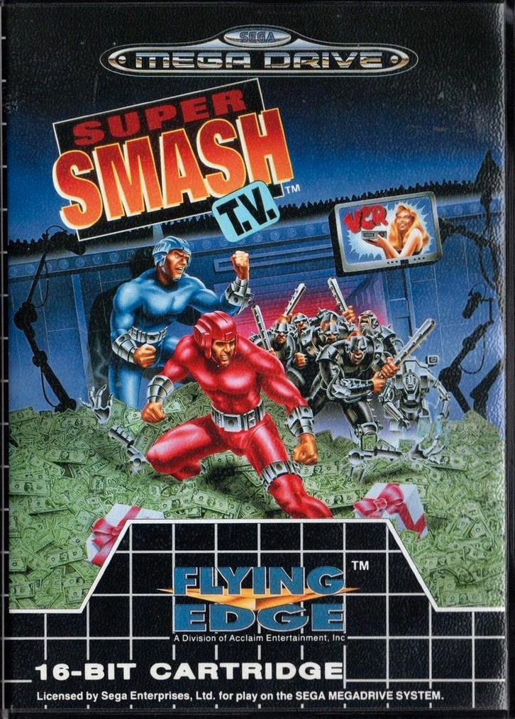 Sega Mega Drive Super Smash T.V. (In doos), Spelcomputers en Games, Games | Overige, Zo goed als nieuw, Verzenden