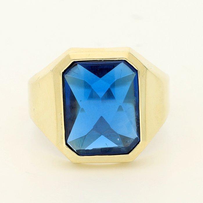 Ring - 14 karaat Geel goud - 6.50ct. tw. Spinel, Sieraden, Tassen en Uiterlijk, Ringen