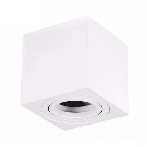 Plafondspot vierkant GU10 Wit, Huis en Inrichting, Lampen | Plafondlampen, Nieuw, Verzenden