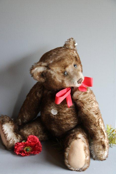 Steiff: : Teddy Bear Happy 1990, 62-64cm - Teddybeer -, Antiek en Kunst, Antiek | Speelgoed