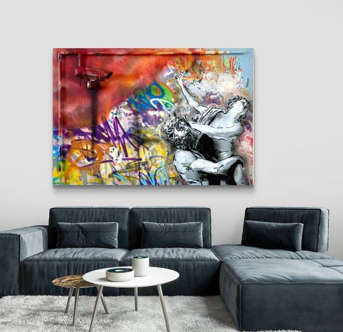 Mart Signed - Together for the revolt, Antiek en Kunst, Kunst | Schilderijen | Modern