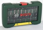 Bosch Houtfrezen -  8 mm schacht - 15-delig - geschikt voor, Verzenden, Zo goed als nieuw