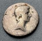 Romeinse Republiek. Octavianus. Denarius 31 a.C., Ceca móvil