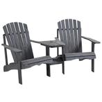TRUUSK Set Van 2 Terrasstoelen Met Tafel En Parasolgat, Ergo, Verzenden, Nieuw