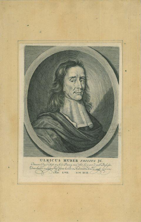 Portrait of Ulrik Huber, Antiek en Kunst, Kunst | Etsen en Gravures