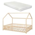 Kinderbed Hesel huisbed met matras en uitvalbeveiliging 120x, Kinderen en Baby's, Kinderkamer | Bedden, Verzenden, Nieuw