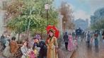 Domenico Ronca (1964) - Paris city life - Belle Epoque