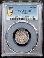 Oostenrijk. Franz Joseph I. 20 Heller 1895 - PCGS MS65, Postzegels en Munten, Munten | Europa | Niet-Euromunten
