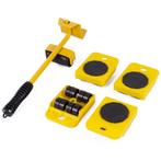 Benson Meubelrollers met hefboom - 4 stuks - anti-slip -..., Doe-het-zelf en Verbouw, Transportwagens, Ophalen of Verzenden, Nieuw