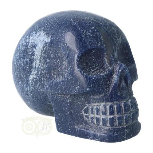 Blauwe kwarts kristallen schedel 1170 gram, Sieraden, Tassen en Uiterlijk, Edelstenen, Nieuw, Verzenden