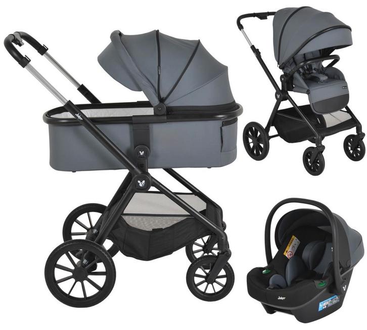 Cangaroo Joker Mineral Grey 3-in-1 Kinderwagen, Kinderen en Baby's, Kinderwagens en Combinaties, Nieuw, Verzenden