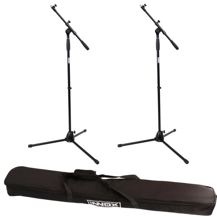 Innox IVA 46-2 microfoonstatieven + IVA-BAG 06 (2 stuks), Muziek en Instrumenten, Standaards, Verzenden