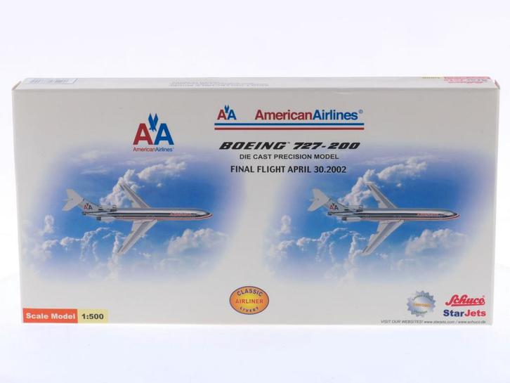 Schaal 1:500 Schuco/StarJets 3557609/SJAAL151A American A..., Hobby en Vrije tijd, Modelbouw | Vliegtuigen en Helikopters, Gebruikt