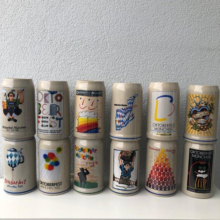 Münchner Oktoberfestkrug - Rastal - Bierpul (12) - 1 Liter -, Antiek en Kunst, Antiek | Speelgoed