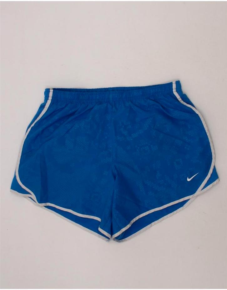 NIKE Girls Dri Fit Sport Shorts 13-14 Years XL Blue, Kleding | Dames, Broeken en Pantalons, Verzenden
