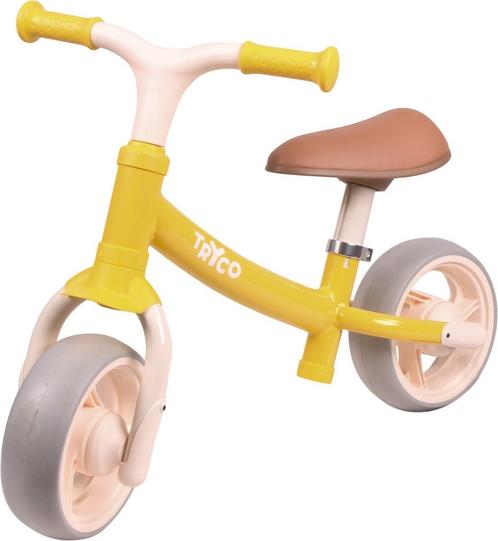 Tryco Rocky Yellow Loopfiets TR-927112, Kinderen en Baby's, Speelgoed | Buiten | Voertuigen en Loopfietsen, Nieuw, Verzenden
