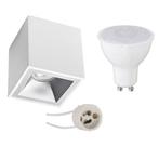 Voordeelset Opbouwspot Set - Pragmi Cliron Pro - GU10, Metaal of Aluminium, Nieuw, Ophalen of Verzenden, Led