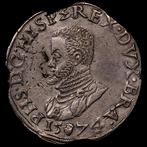 Spanje. Felipe II. Ducatone 1574 - Amberes, Postzegels en Munten, Munten | Europa | Niet-Euromunten