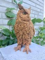 Beeld, large owl - 27 cm - polyresin, Antiek en Kunst