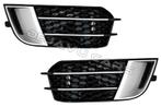 RS1 Look Mistlamp roosters Silver/Black Edition voor Audi A1, Ophalen of Verzenden