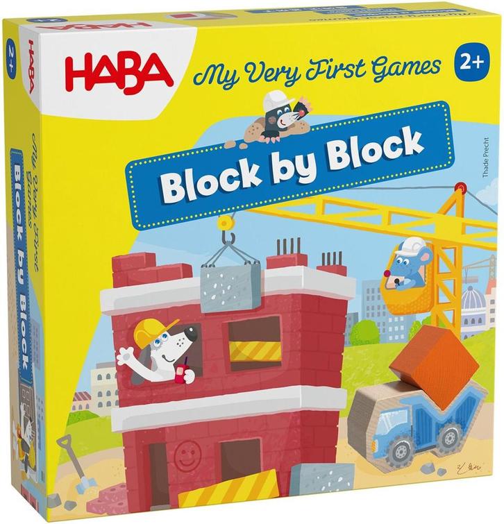 Mijn Eerste Spellen - Blok voor Blok | Haba - Kinderspellen, Hobby en Vrije tijd, Gezelschapsspellen | Bordspellen, Nieuw, Verzenden