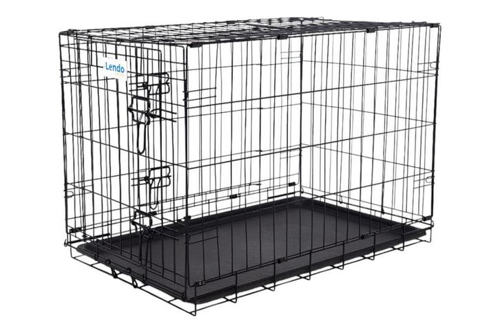Hondenbench opvouwbaar | Hondenhok | 90x60x67cm | Draagbaar, Dieren en Toebehoren, Hondenhokken, 65 tot 100 cm, 75 tot 110 cm