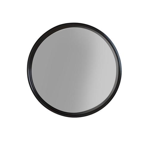 *WOONWINKEL* Zwarte Spiegel Metaal Rond 60 Cm, Huis en Inrichting, Woonaccessoires | Spiegels, Nieuw, Verzenden