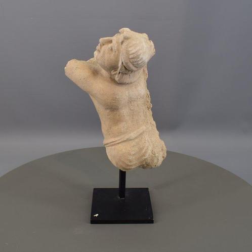 Gandhara Gips EEN STUCCO TORSO VAN EEN MANNELIJKE, Verzamelen, Mineralen en Fossielen