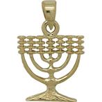 Menorah hangertje, mooi zilver met geelgoud verguld Menor..., Verzenden, Nieuw