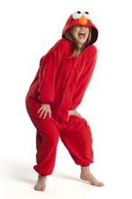 Onesie Elmo Pak Kostuum M-L Rood Elmopak Jumpsuit Huispak, Carnaval, Maat 48/50 (M), Nieuw, Ophalen of Verzenden