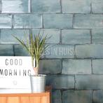 Wandtegel life 10x20 natura groen-blauw glans wandtegel, Ophalen, Nieuw, 10 m² of meer, Wandtegels