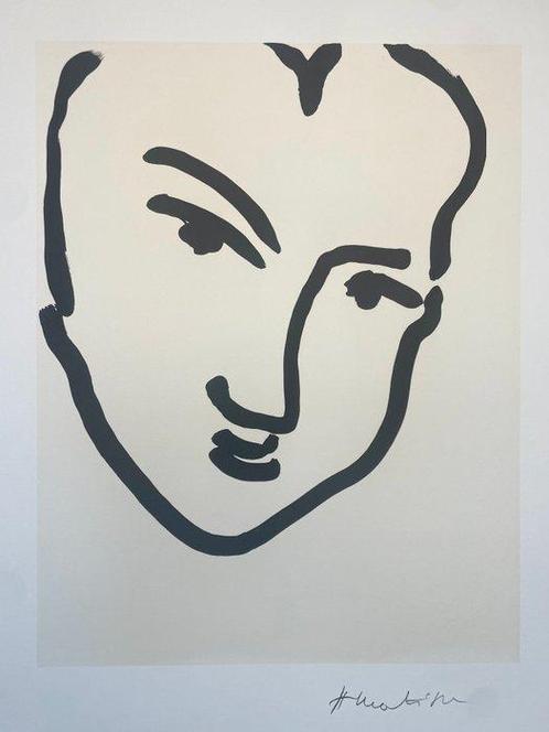 Henri Matisse (1869-1954), after - Nadia au visage penché -, Antiek en Kunst, Kunst | Tekeningen en Foto's