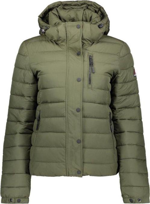 Superdry Classic Fuji Padded Jacket Dames Puffer - Maat M, Kleding | Dames, Jassen | Winter, Verzenden