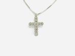 Ketting met hanger - 18 karaat Witgoud - 1.80ct. tw. Diamant, Sieraden, Tassen en Uiterlijk, Antieke sieraden