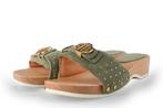 Maja Slippers in maat 38 Groen | 10% extra korting, Slippers, Verzenden, Maja, Zo goed als nieuw
