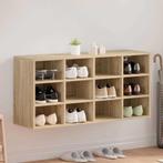 vidaXL Schoenenkast Sonoma Eiken 103 x 30 x 51 cm Bewerkt, Verzenden, Nieuw