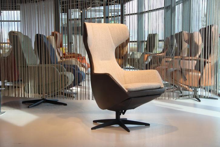 Design relaxfauteuil  Gealux Arc 8019 met 1 motor + accu., Huis en Inrichting, Fauteuils, Nieuw, Leer, Stof, Ophalen of Verzenden