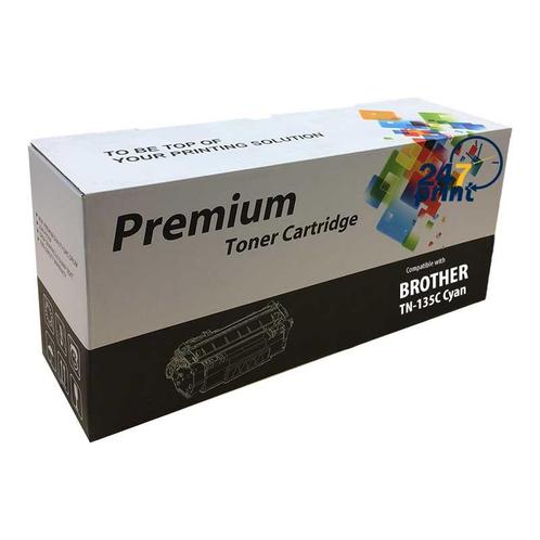 Huis-Merk  BROTHER TN-135 C Toner Cyan 4k 247Print, Computers en Software, Printerbenodigdheden, Toner, Nieuw, Verzenden